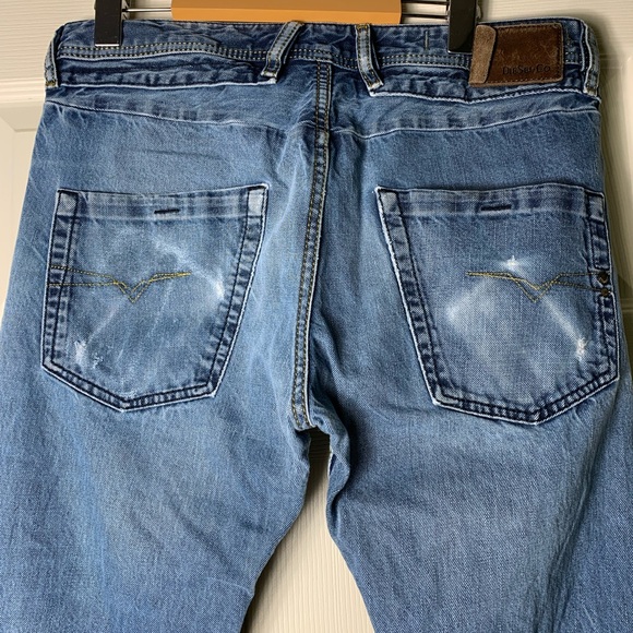 Diesel | Men’s Belther Regular Slim Tapered Jeans - 31W x 32L - Picture 6 of 11